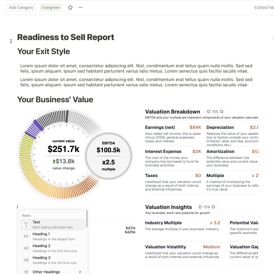 zoomed in deliverable