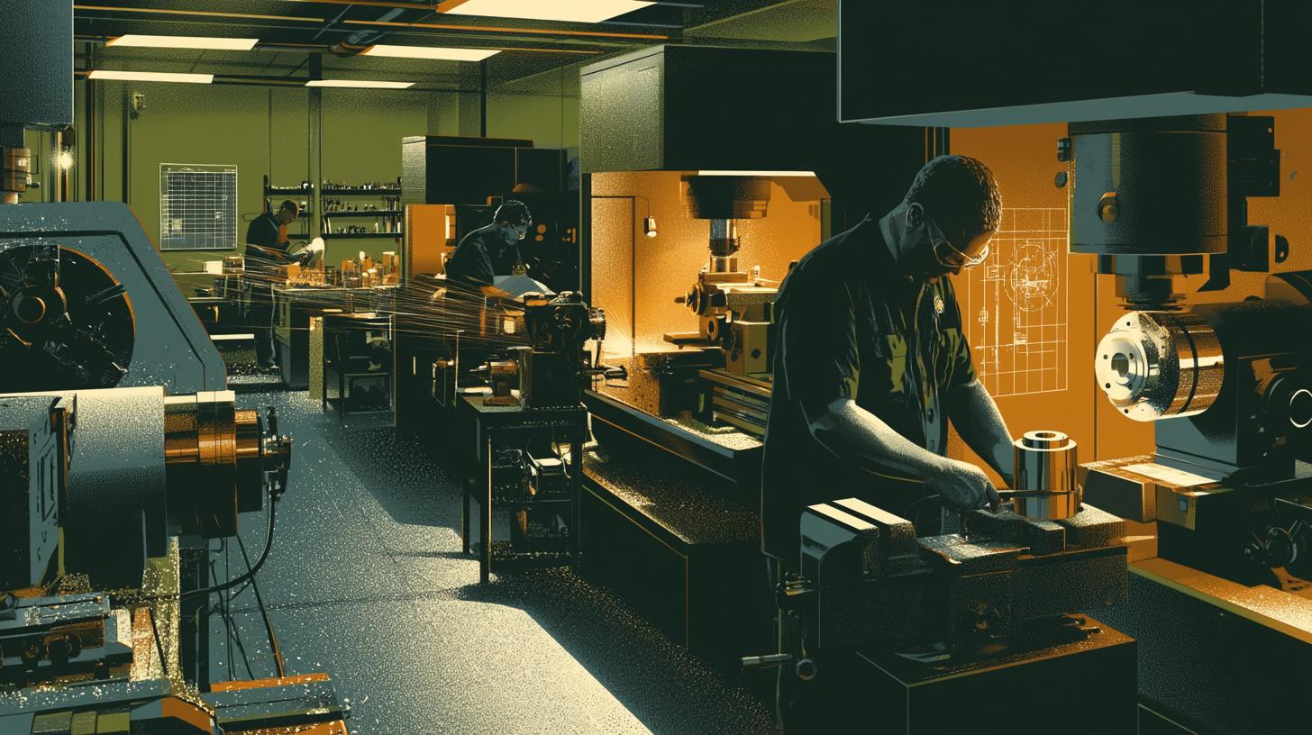 precision cnc on a machine shop floor